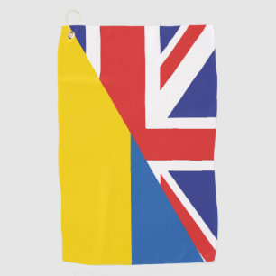 British support towards Ukraine Sherpa Blanket Golf Towel