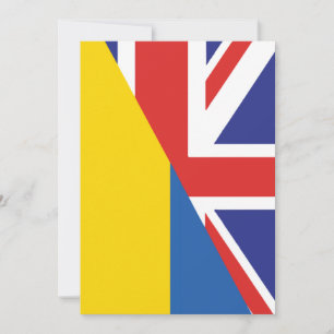 British support towards Ukraine Sherpa Blanket Holiday Card