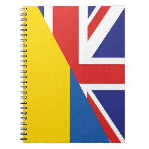 British support towards Ukraine Sherpa Blanket Notebook