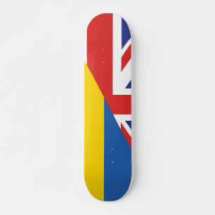 British support towards Ukraine Sherpa Blanket Skateboard