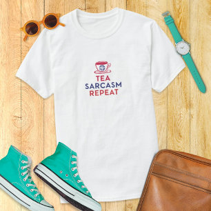 British Tea Cup Funny London England Souvenir T-Shirt