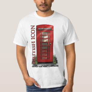 British Telephone Box Funny T-Shirt