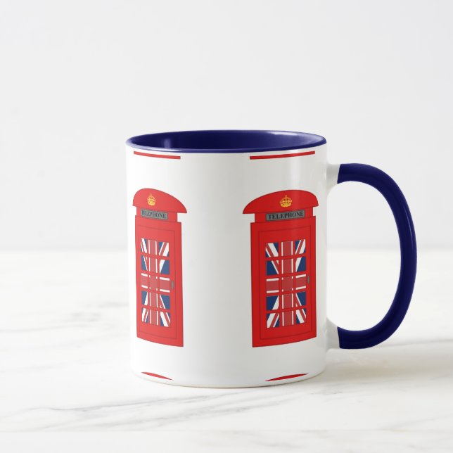 British Telephone Box Mug (Right)