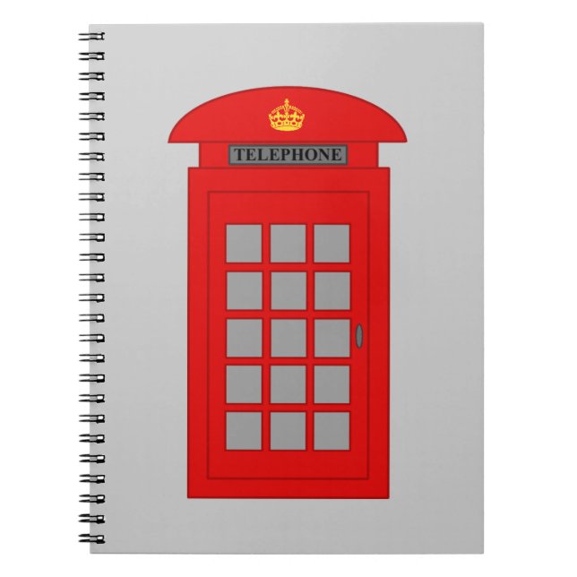 British Telephone Box Notebook (Front)