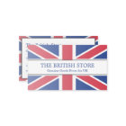 British / UK Flag Customisable Business Card