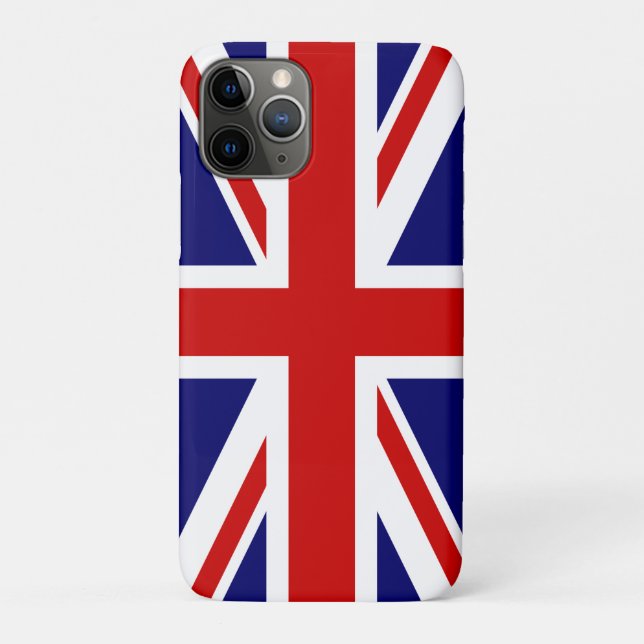 British UK Union Jack Flag iPhone 11 Pro Case (Back)