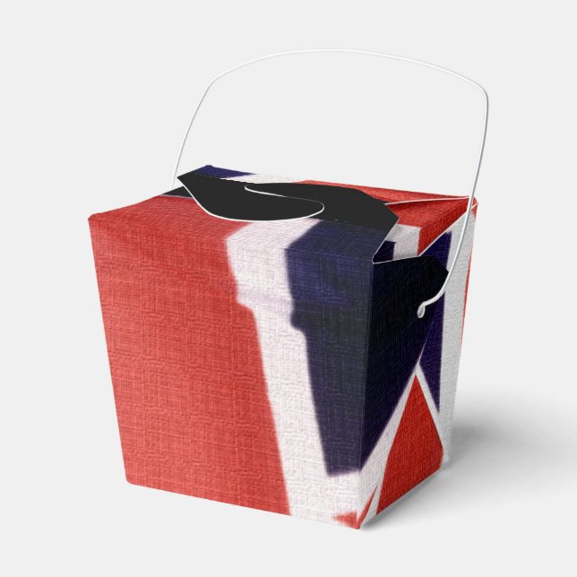 British UK Union Jack or Union Flag Patriotic Favour Box (Front Side)