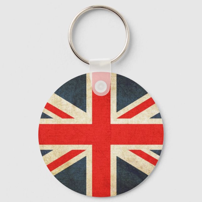 British Union Flag Key Ring (Front)