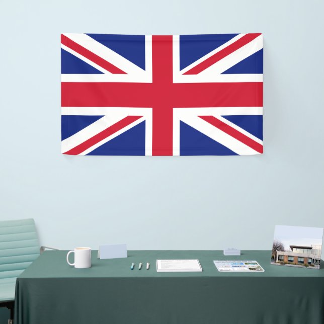 British Union Jack Flag Banner (Tradeshow)