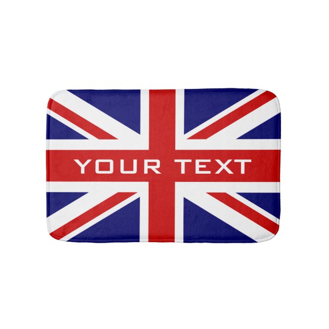 British Union Jack flag bathroom non slip bath mat (Front)