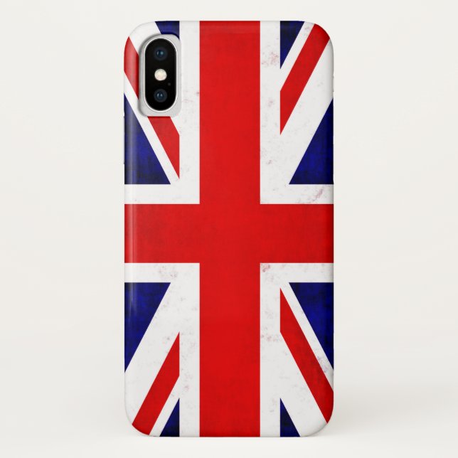 British Union Jack Flag Case-Mate iPhone Case (Back)