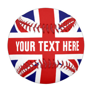 British Union Jack flag custom baseball gift