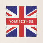 British Union Jack flag custom chiffon scarf<br><div class="desc">British Union Jack flag custom chiffon scarf. Custom transparent scarves for trendy fashion men and women. Available in different sizes, colours and shapes. Cool Birthday and Holiday gift idea for her. Create unique scarves for yourself, wife, friend, coworker, wedding bride, mum, sister, daughter, bridesmaids, pet, dog etc. English pride design....</div>