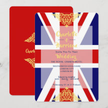 British Union Jack Flag Destination Wedding