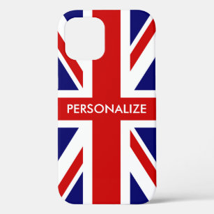 British Union Jack flag English pride personalised Case-Mate iPhone Case