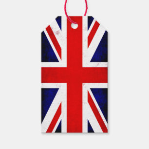 British Union Jack Flag Gift Tags