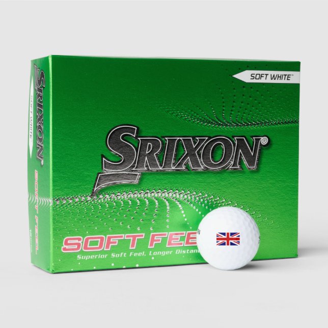 British Union Jack Flag Golf Balls (Packaging)