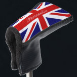 British Union Jack flag golf head putter cover<br><div class="desc">British Union Jack flag golf putter cover with custom monogram letters. Trendy golf club head protection gift for friends and family. Stylish unique golfing gift ideas for him and her; worlds greatest dad, father, papa, best grandpa, step dad, uncle, grandfather, granddad, golfer, business partner, friend, boss, groom, employee, coworker, partner,...</div>
