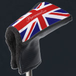 British Union Jack flag golf head putter cover<br><div class="desc">British Union Jack flag golf putter cover with custom monogram letters. Trendy golf club head protection gift for friends and family. Stylish unique golfing gift ideas for him and her; worlds greatest dad, father, papa, best grandpa, step dad, uncle, grandfather, granddad, golfer, business partner, friend, boss, groom, employee, coworker, partner,...</div>