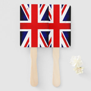 British Union Jack Flag Hand Fan