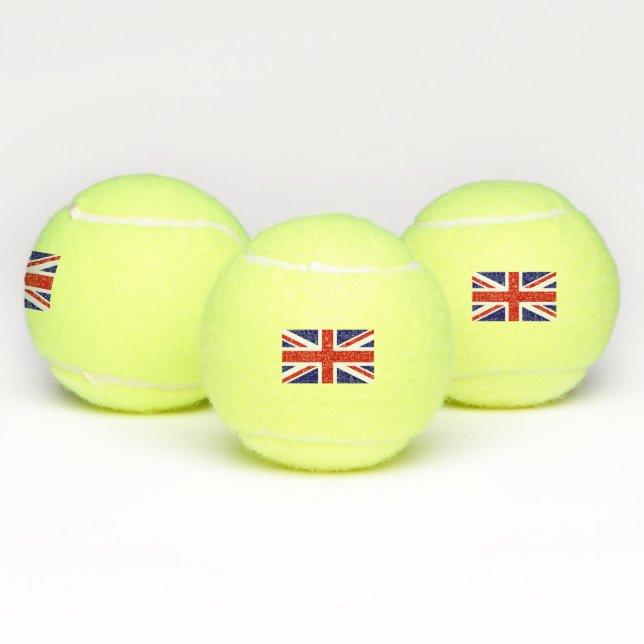British Union Jack Flag Tennis Balls (Multi)