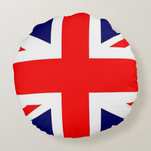 British Union Jack Flag Throw Pillow