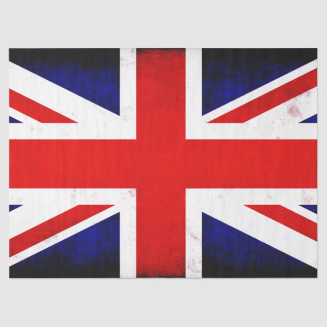 British Union Jack Flag Tissue Paper (Front)