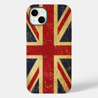 British Union Jack Flag Vintage Case-Mate iPhone 14 Plus Case