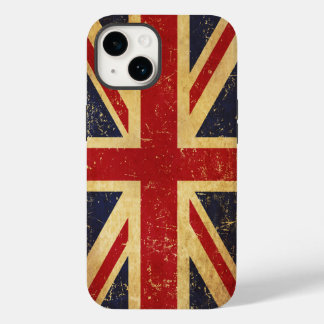 British Union Jack Flag Vintage Case-Mate iPhone 14 Case