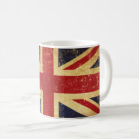 British Union Jack Flag Vintage Mug