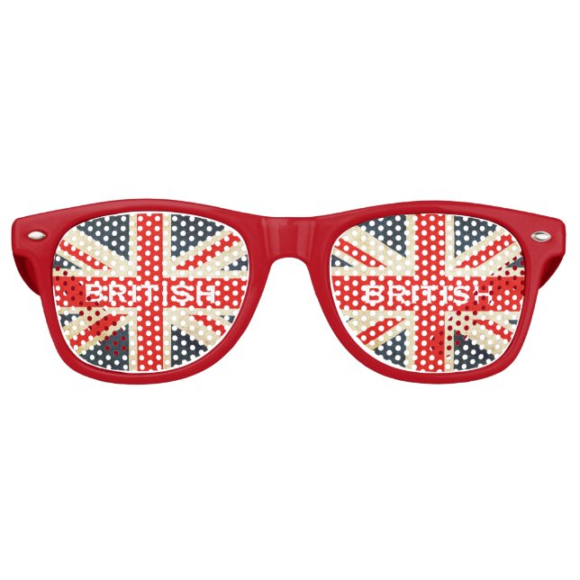 British Union Jack Party Shades (Front)