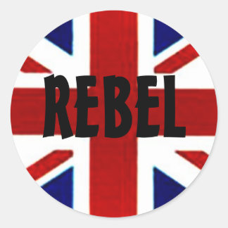 British/Union Jack REBEL Sticker