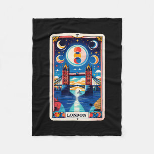 British Vacation And London Monuments Fleece Blanket