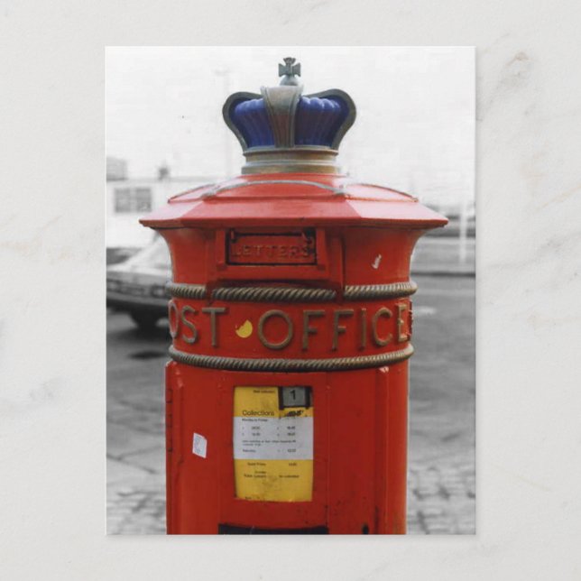 British Victorian pillar box - Liverpool Special 1 Postcard (Front)
