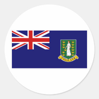 British Virgin Islands Classic Round Sticker
