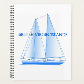 British Virgin Islands Coastal Nautical Sailing Sa Planner