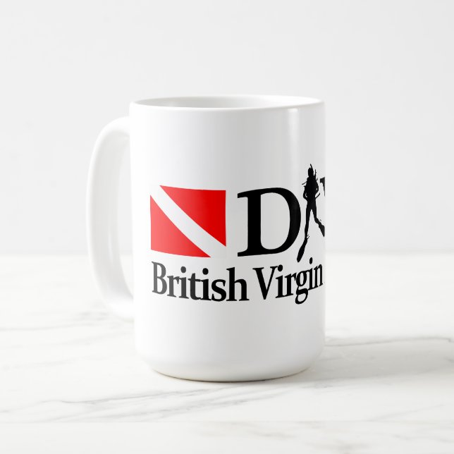 British Virgin Islands DV4 Coffee Mug (Front Left)