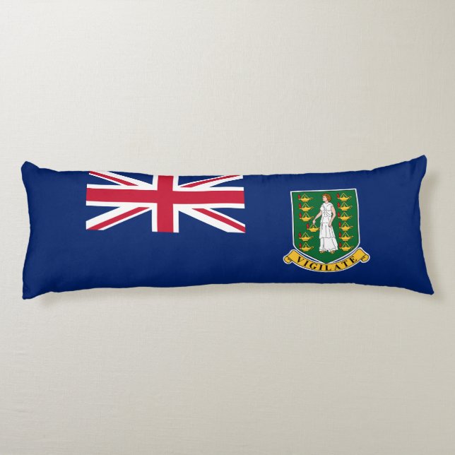 British Virgin Islands Flag Body Cushion (Back)