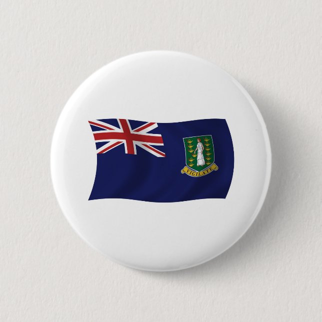 British Virgin Islands Flag Button (Front)