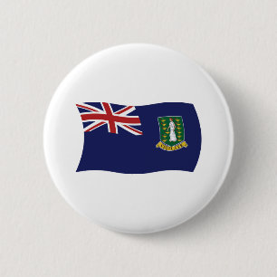 British Virgin Islands Flag Button