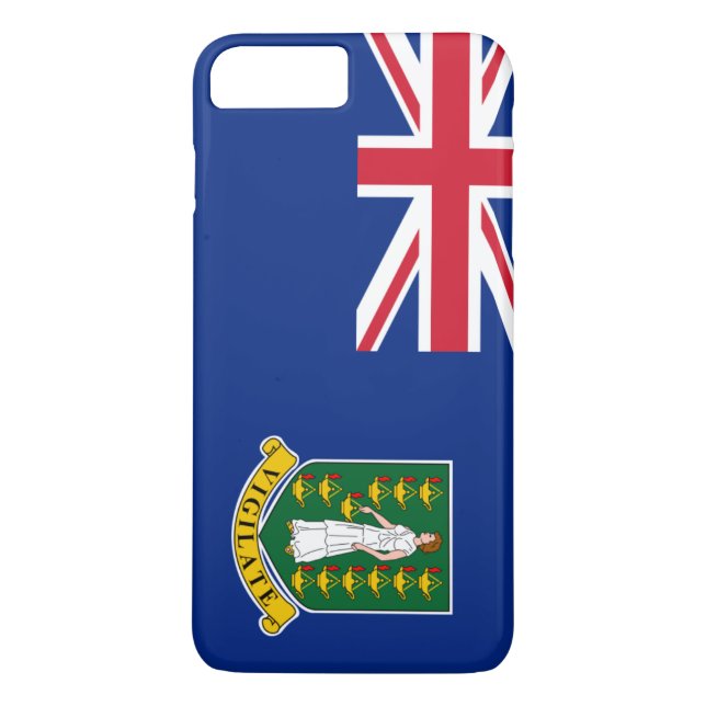 British Virgin Islands flag Case-Mate iPhone Case (Back)