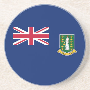 British Virgin Islands Flag Coaster