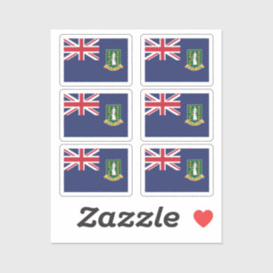 British Virgin Islands Flag Collection pack of 6