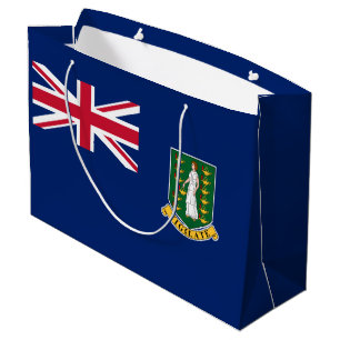 British Virgin Islands Flag Large Gift Bag
