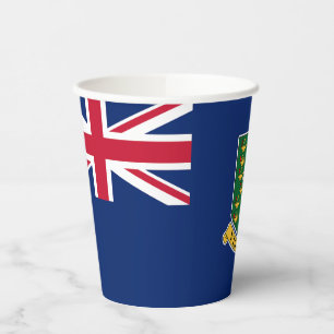 British Virgin Islands Flag Paper Cups