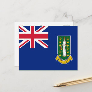 British Virgin Islands - Flag - Postcard