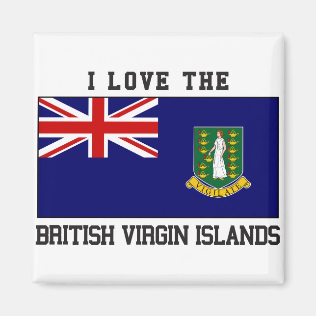 British Virgin Islands Magnet (Front)