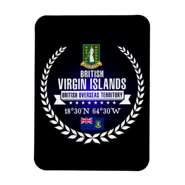 British Virgin Islands Magnet (Vertical)