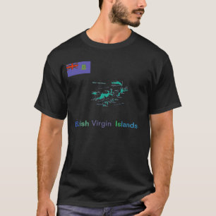 British Virgin Islands Map Tee's T-Shirt