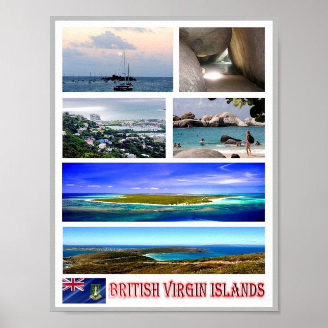 British Virgin Islands - Mosaic - Poster (Front)